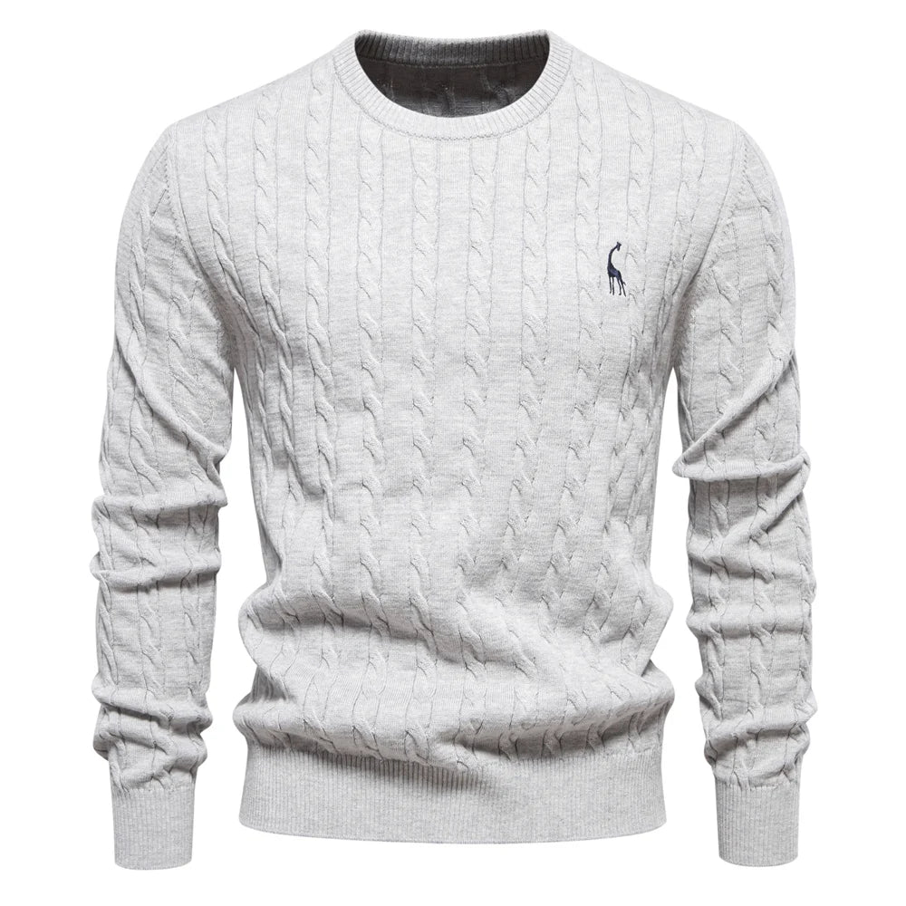 MARCO™ | MAGLIONE CLASSICO IN MAGLIA TRECCIATA