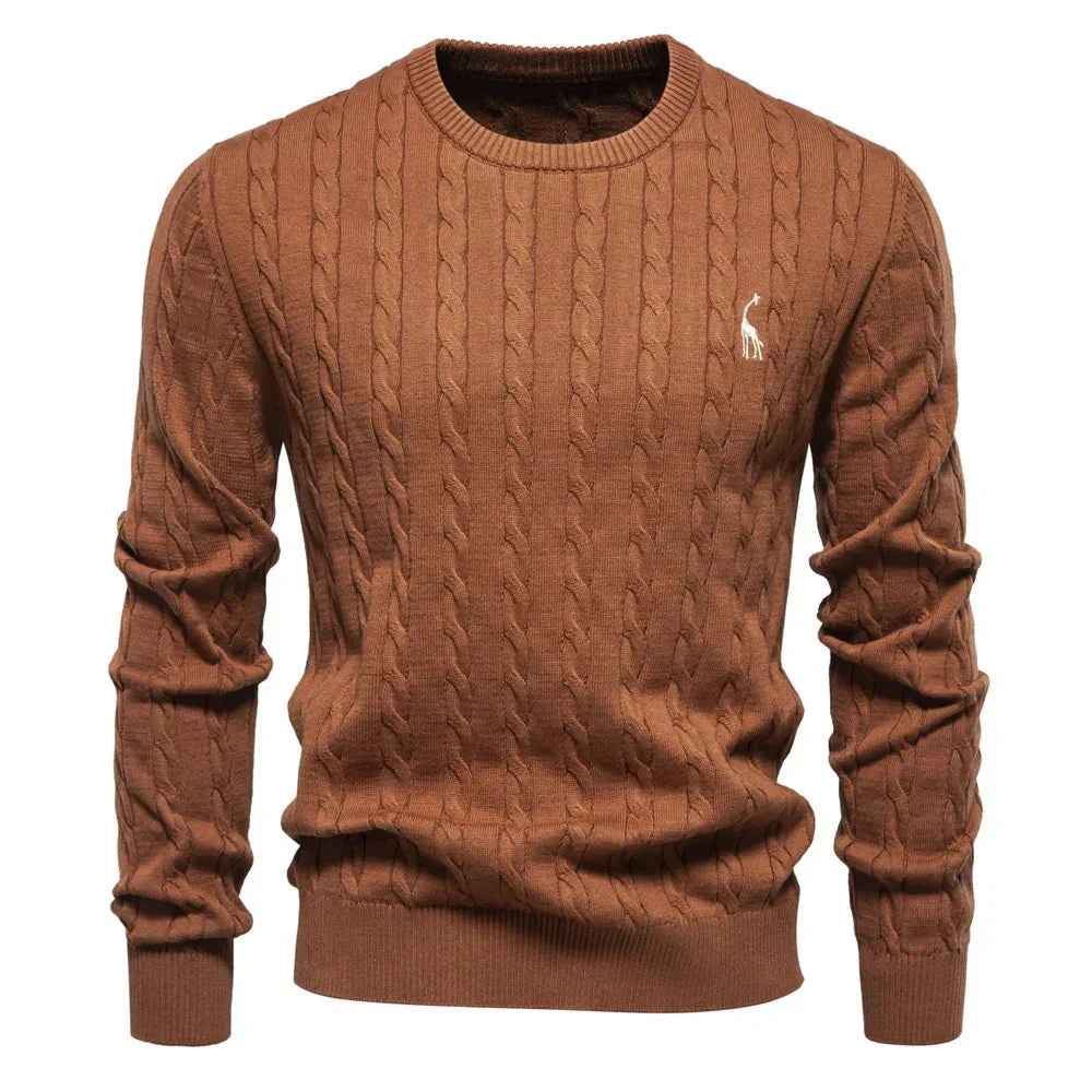 MARCO™ | MAGLIONE CLASSICO IN MAGLIA TRECCIATA