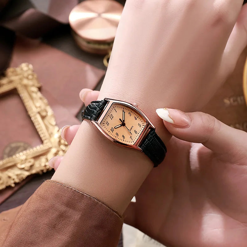 Renée Grace Leather Watch