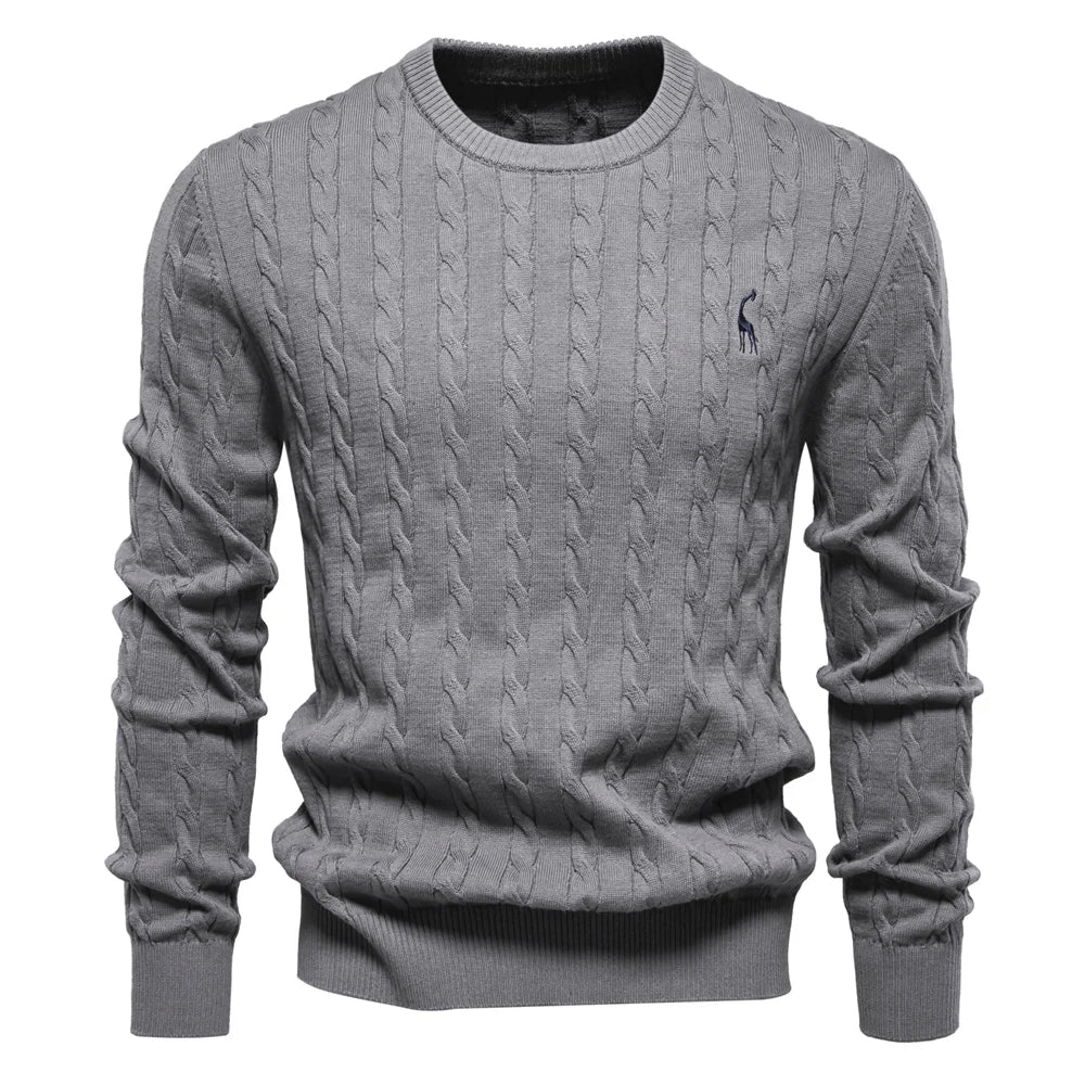 MARCO™ | MAGLIONE CLASSICO IN MAGLIA TRECCIATA
