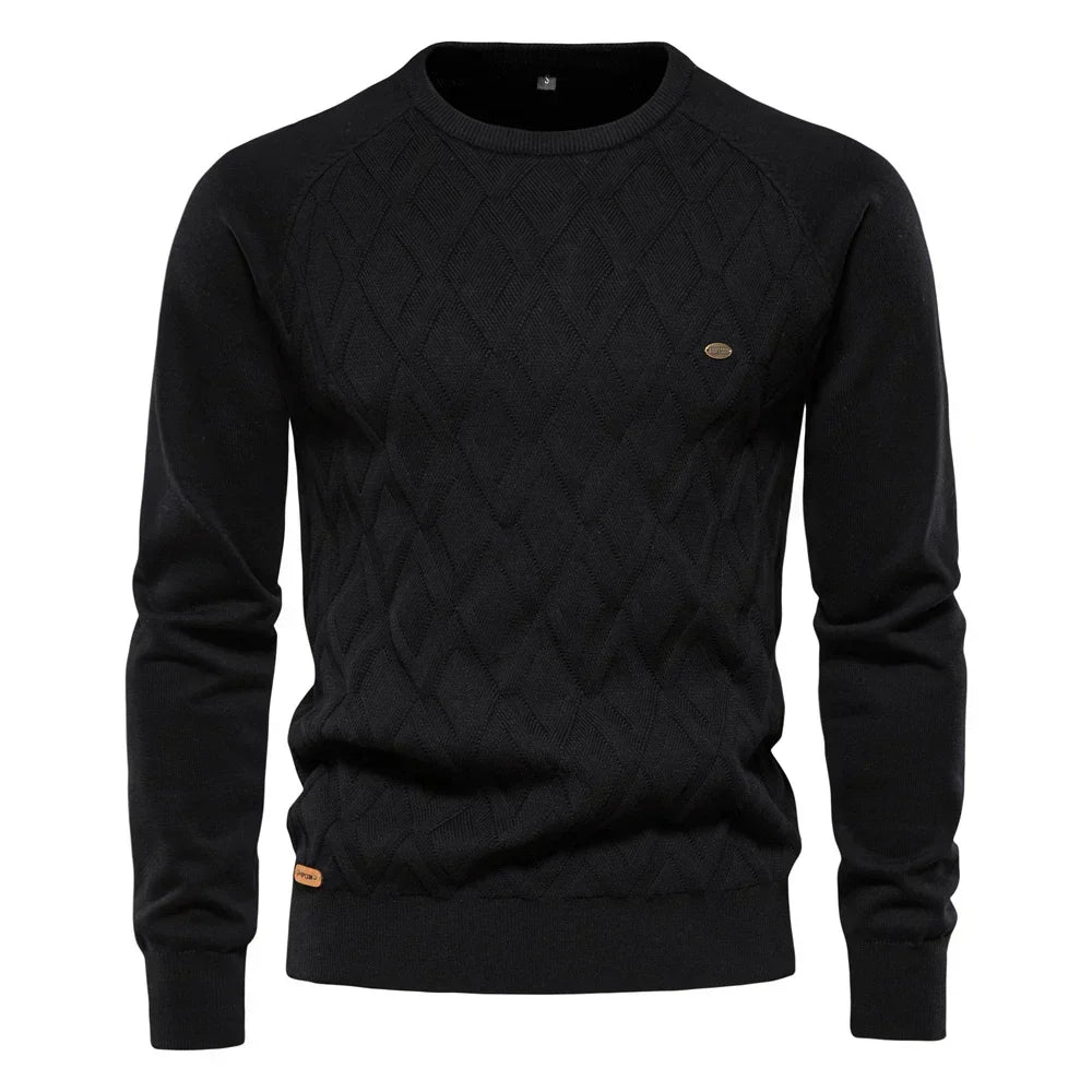 MASSIMO™ | MAGLIA CON FANTASIA A ROMBI