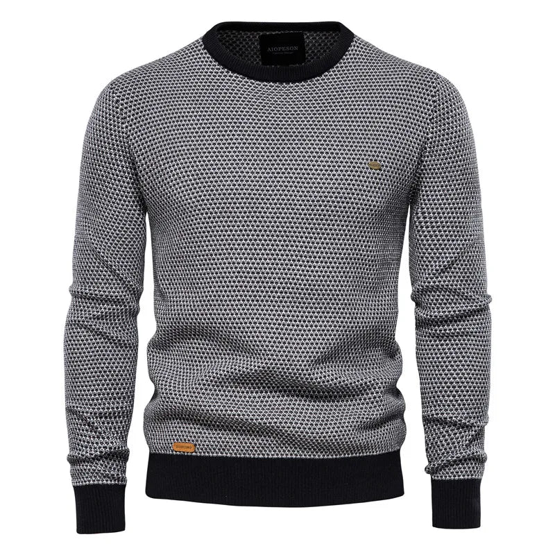 STEFANO™ | MAGLIONE CON MOTIVO A ROMBI