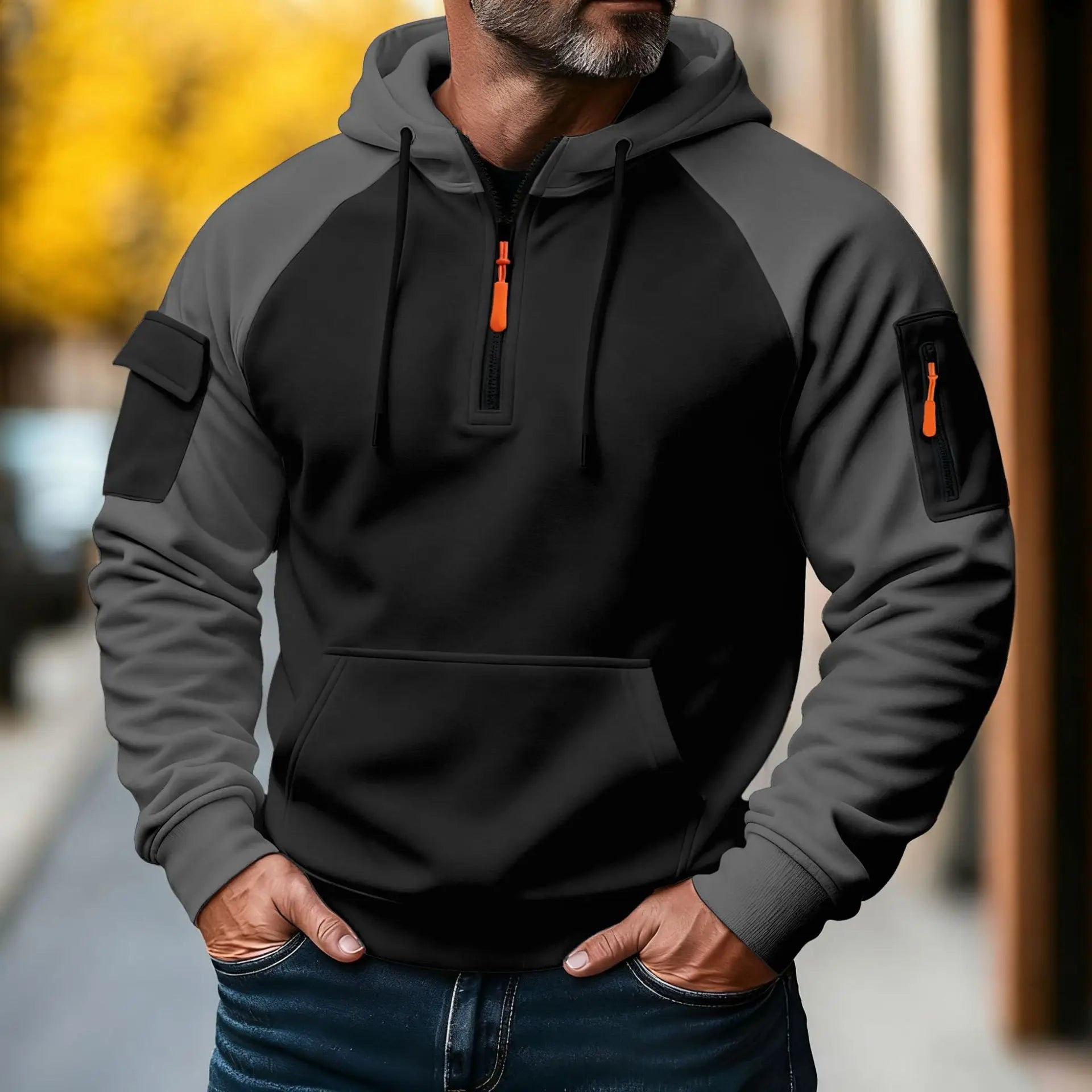 LEONE™ | FELPA CON ZIP RESISTENTE