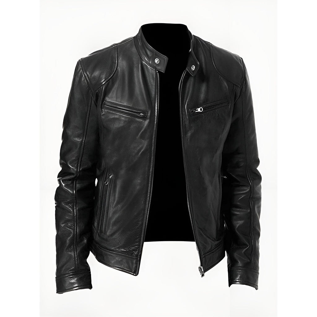 ALBERTO™ - GIACCA IN PELLE ELEGANTE