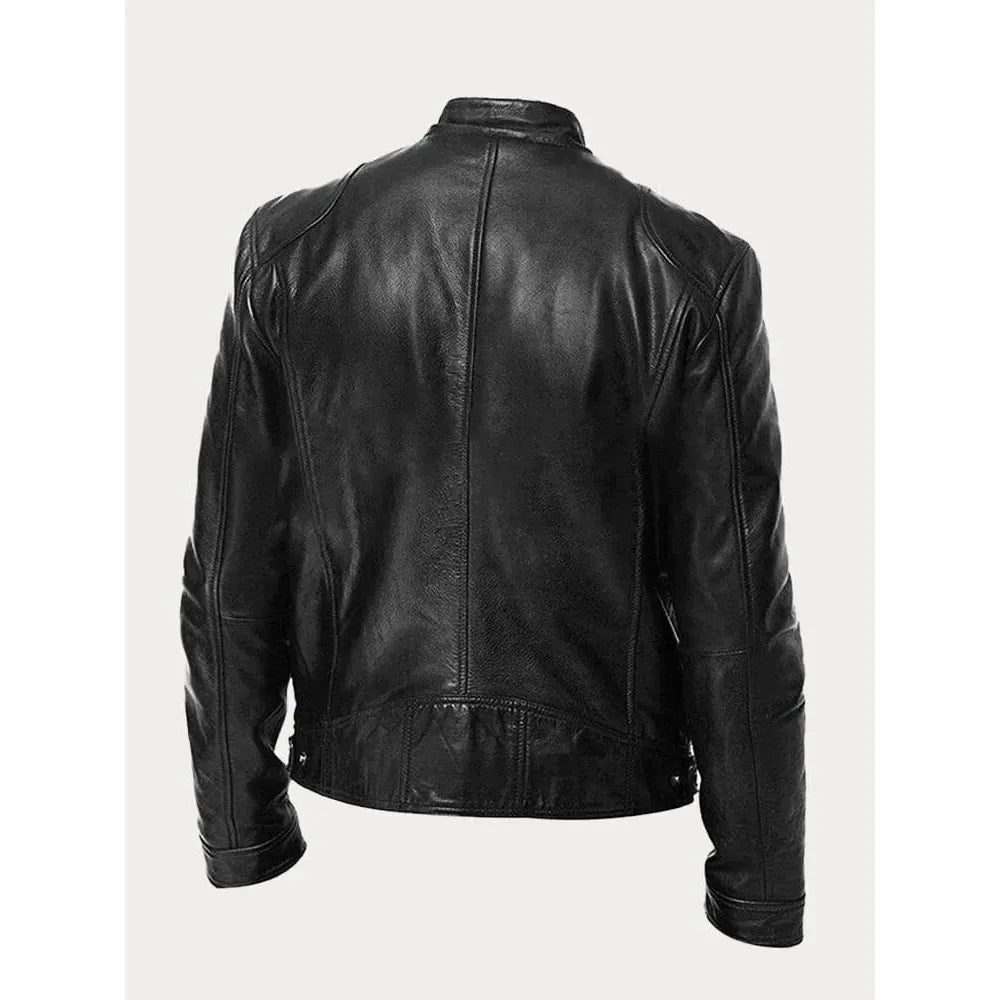 ALBERTO™ - GIACCA IN PELLE ELEGANTE