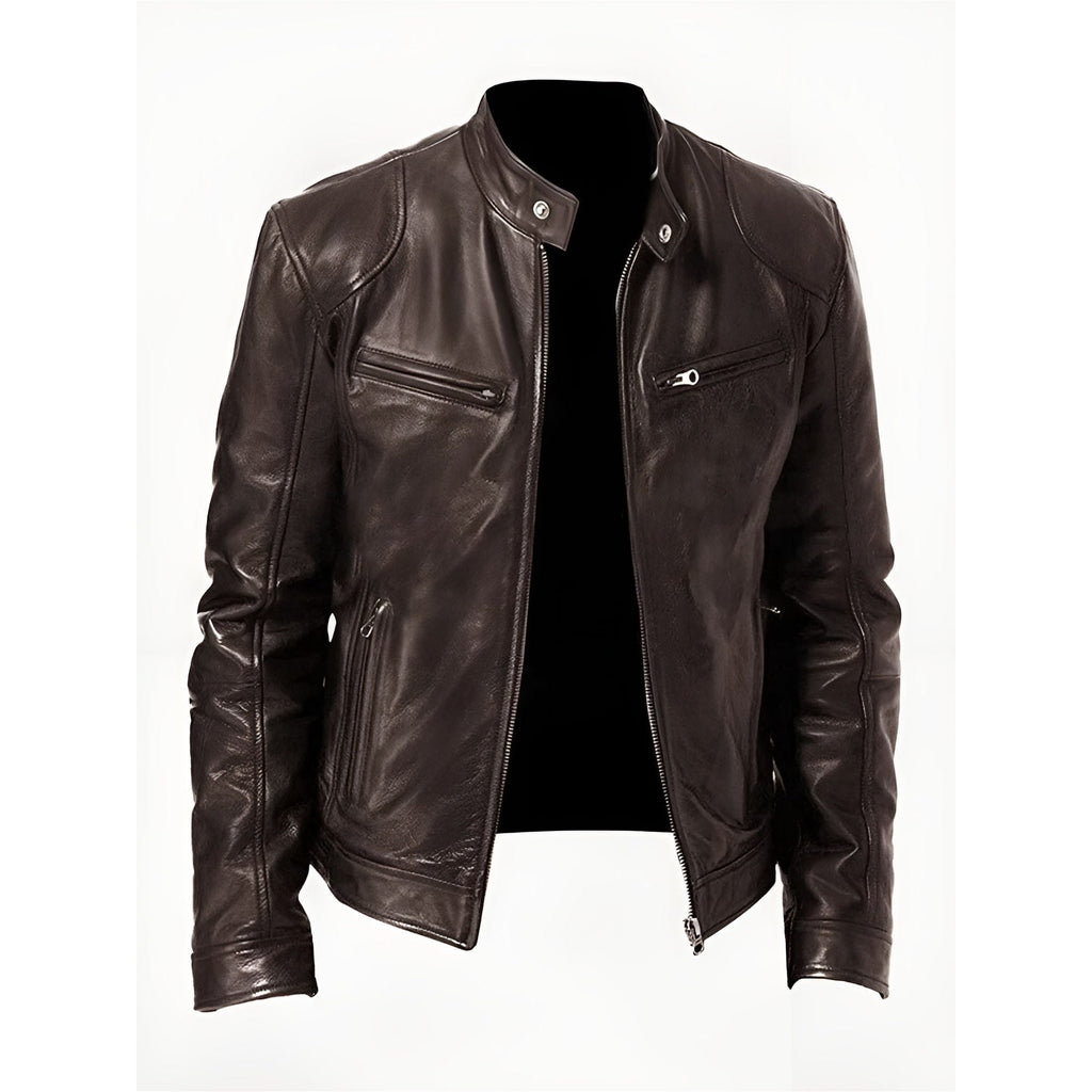 ALBERTO™ - GIACCA IN PELLE ELEGANTE