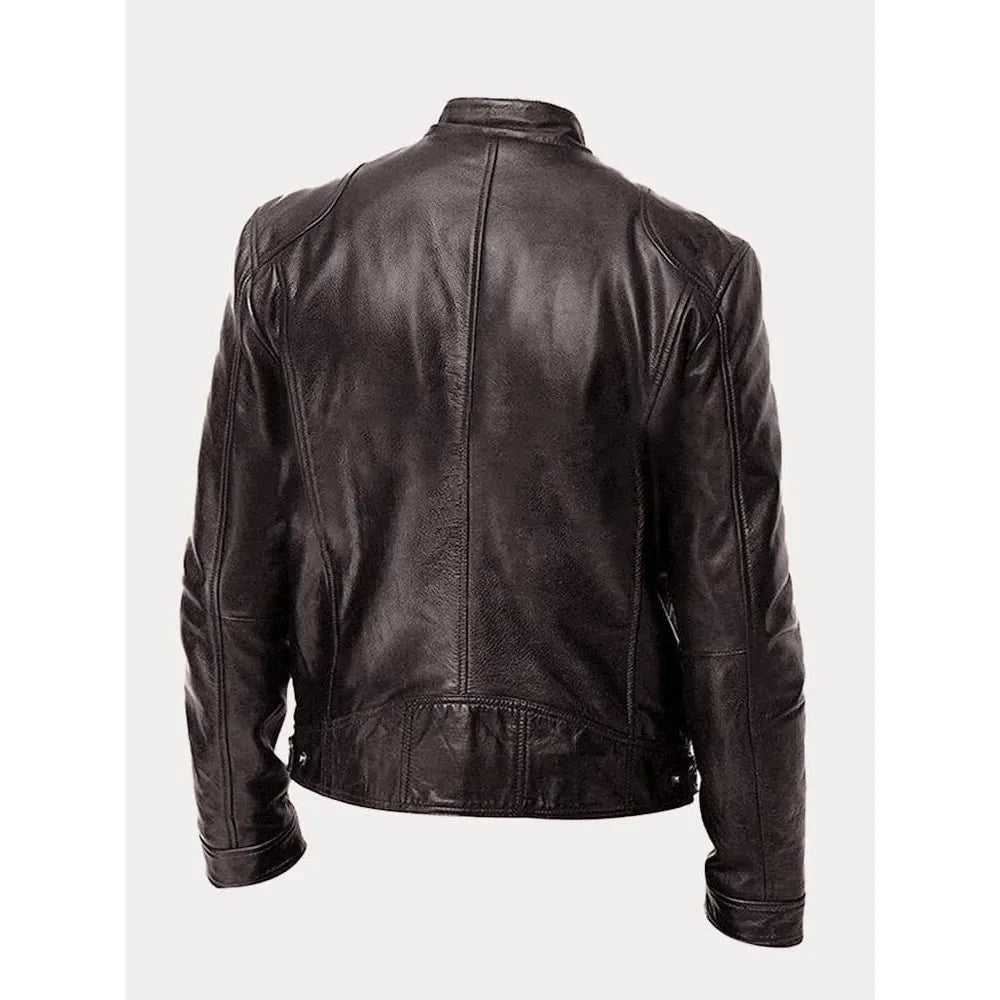 ALBERTO™ - GIACCA IN PELLE ELEGANTE