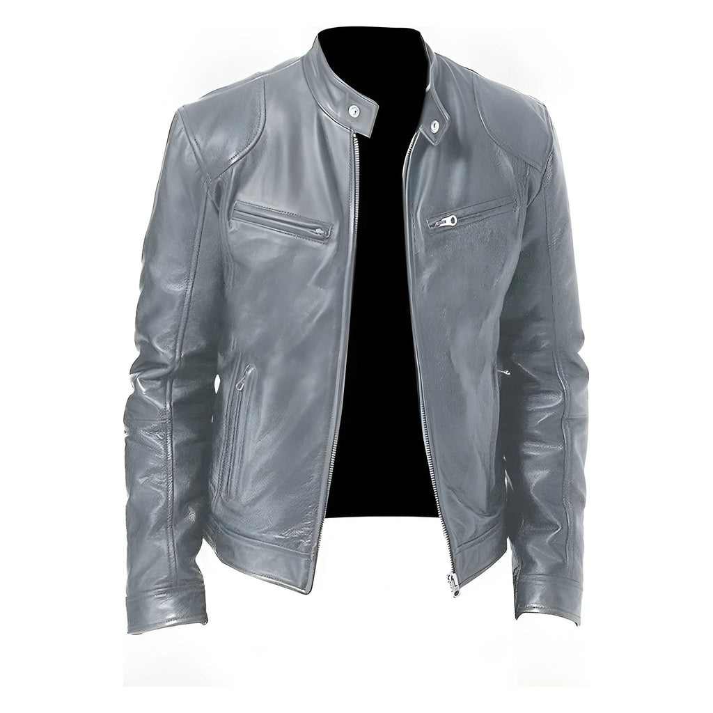 ALBERTO™ - GIACCA IN PELLE ELEGANTE