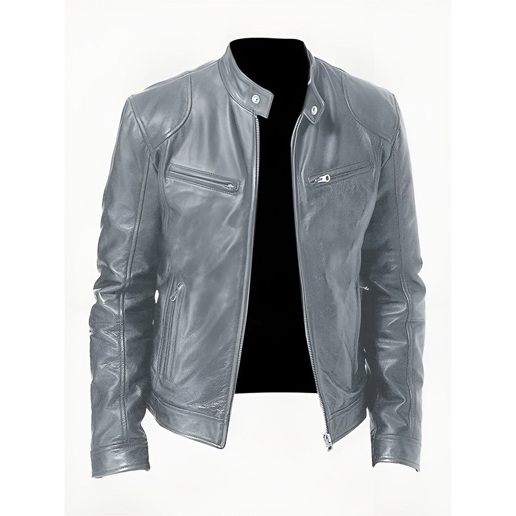 ALBERTO™ - GIACCA IN PELLE ELEGANTE