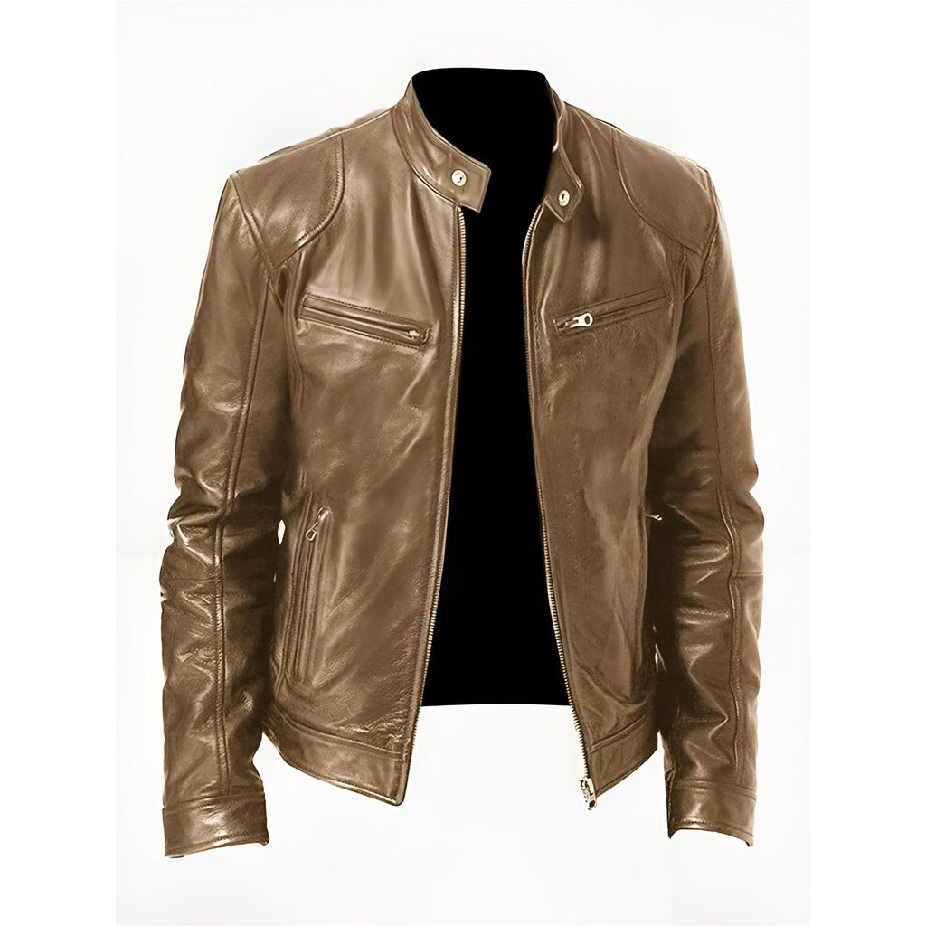 ALBERTO™ - GIACCA IN PELLE ELEGANTE