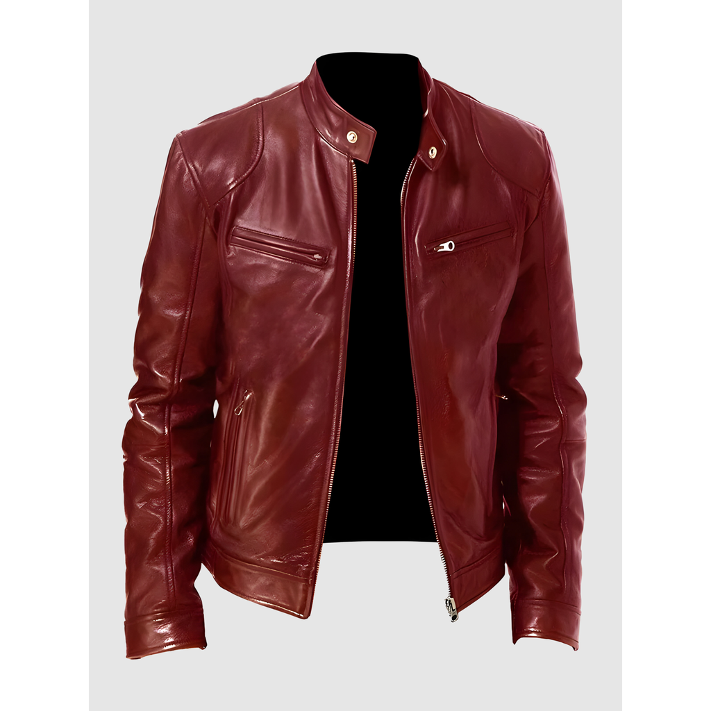 ALBERTO™ - GIACCA IN PELLE ELEGANTE