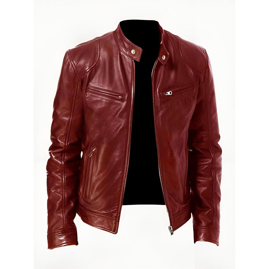 ALBERTO™ - GIACCA IN PELLE ELEGANTE