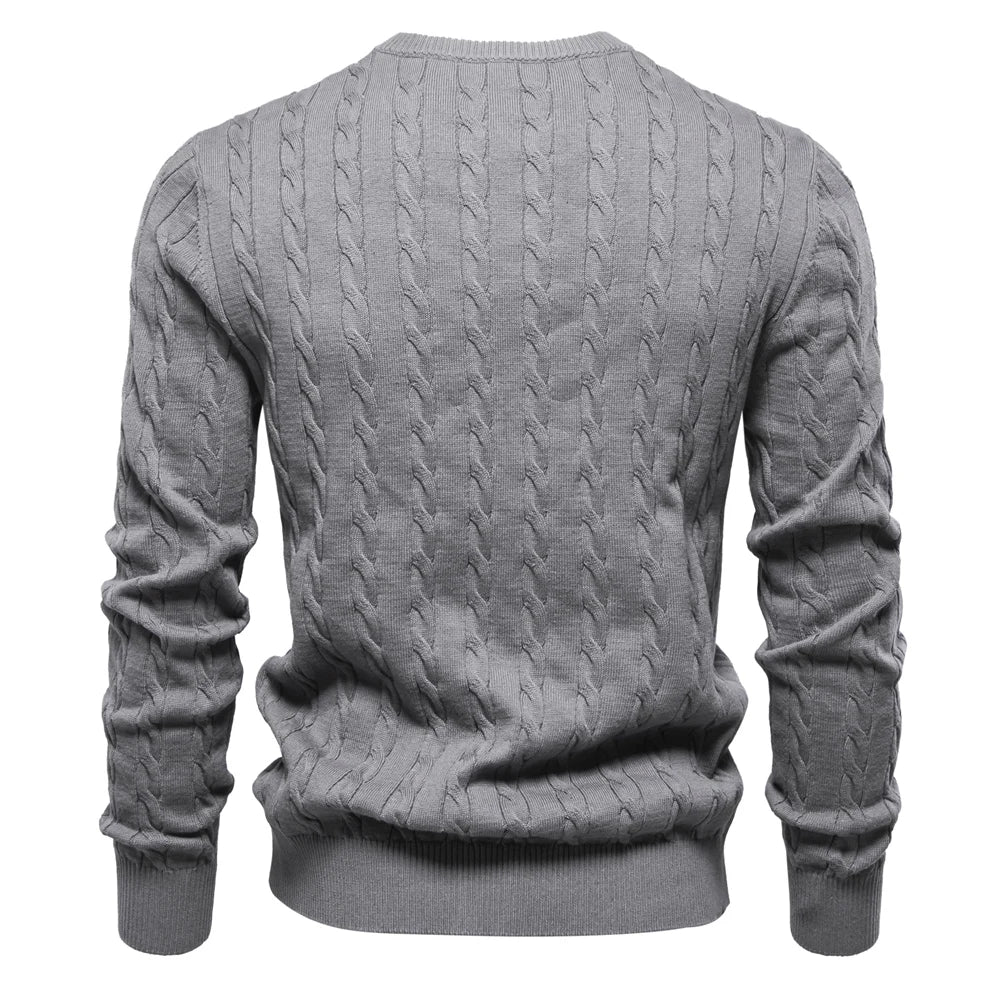 MARCO™ | MAGLIONE CLASSICO IN MAGLIA TRECCIATA
