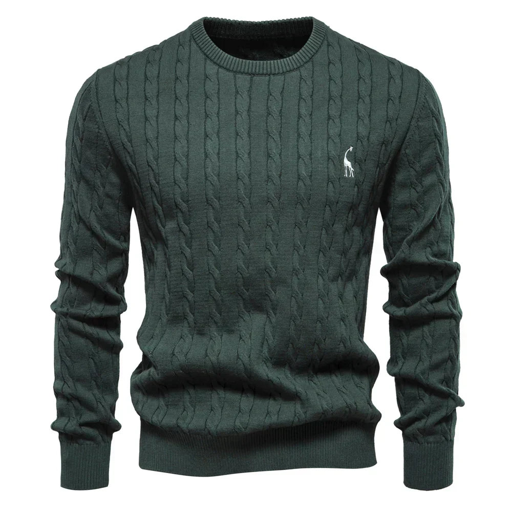 MARCO™ | MAGLIONE CLASSICO IN MAGLIA TRECCIATA