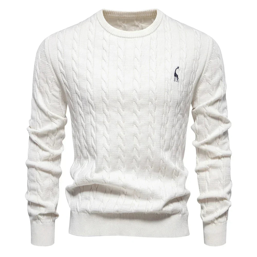 MARCO™ | MAGLIONE CLASSICO IN MAGLIA TRECCIATA