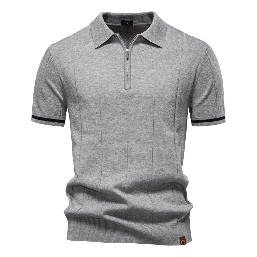 NICOLA™ | POLO SPORTIVA SLIM FIT CON ZIP