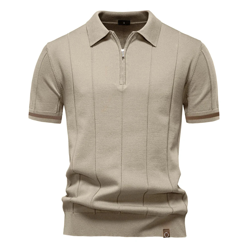 NICOLA™ | POLO SPORTIVA SLIM FIT CON ZIP