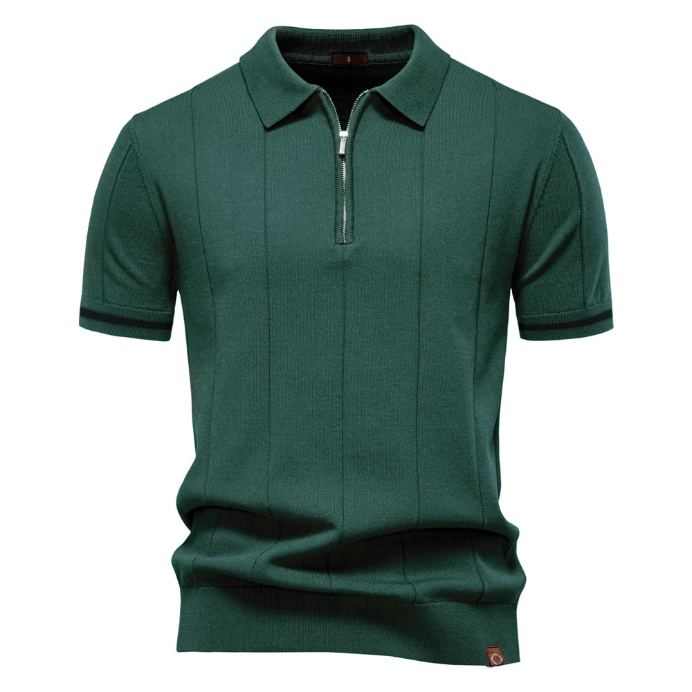 NICOLA™ | POLO SPORTIVA SLIM FIT CON ZIP