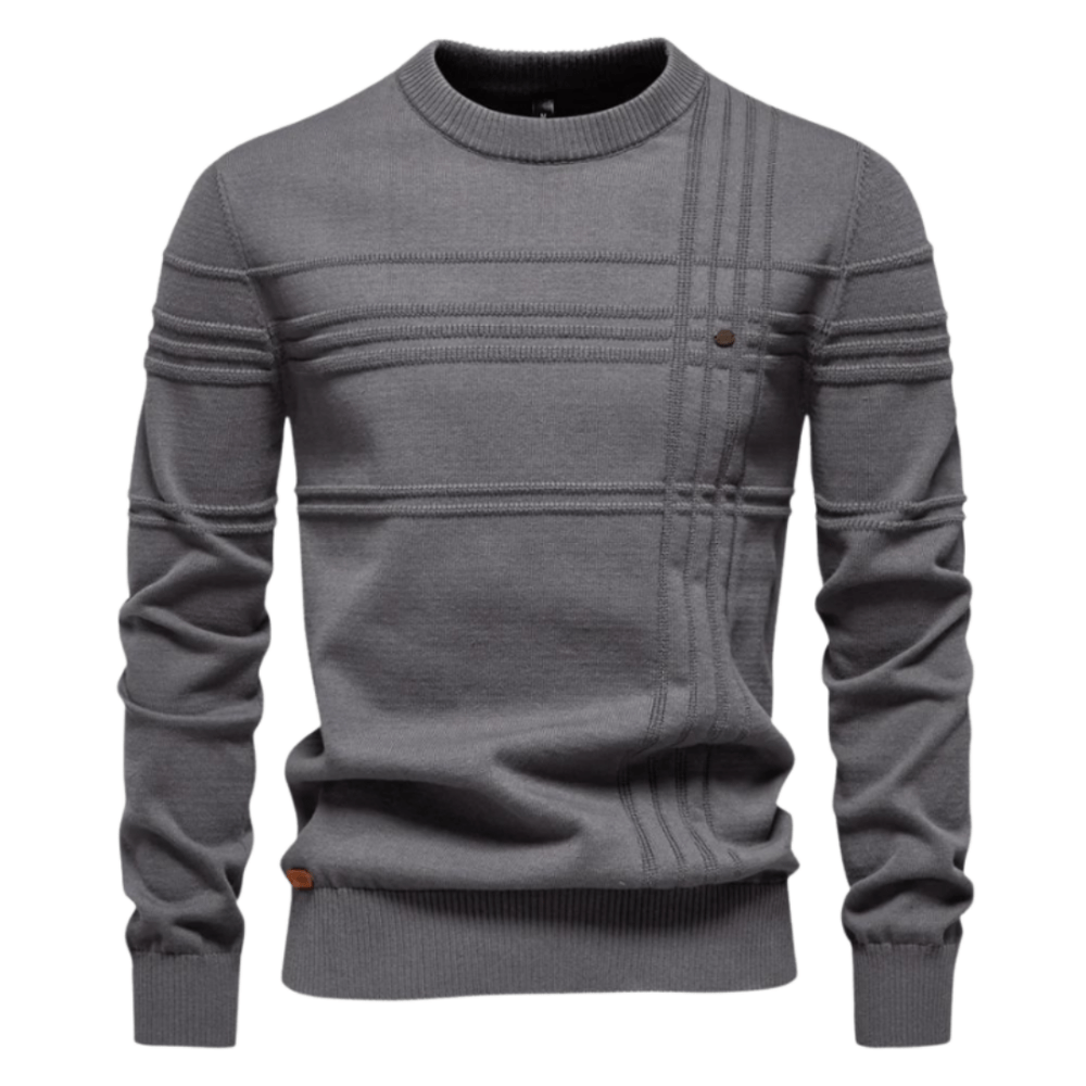 MAURO™ | MAGLIA ELEGANTE CON MOTIVO A QUADRI