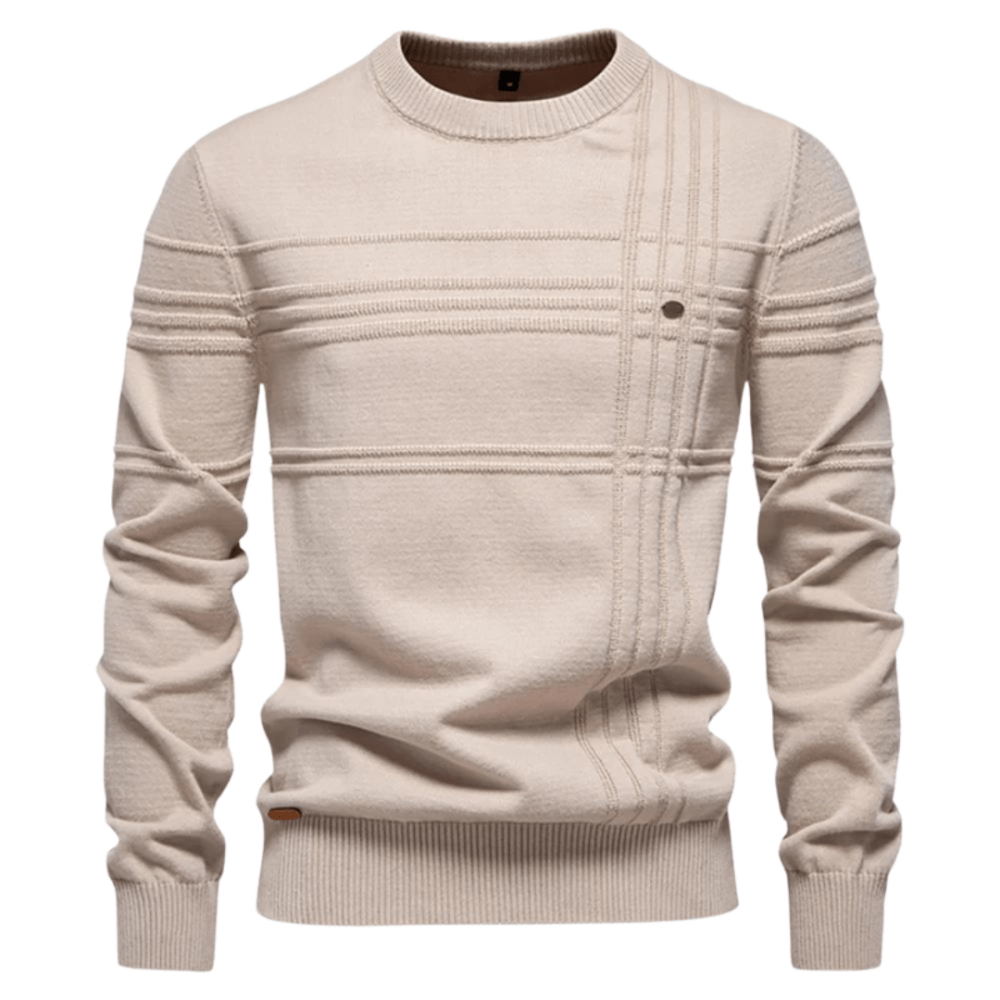 MAURO™ | MAGLIA ELEGANTE CON MOTIVO A QUADRI