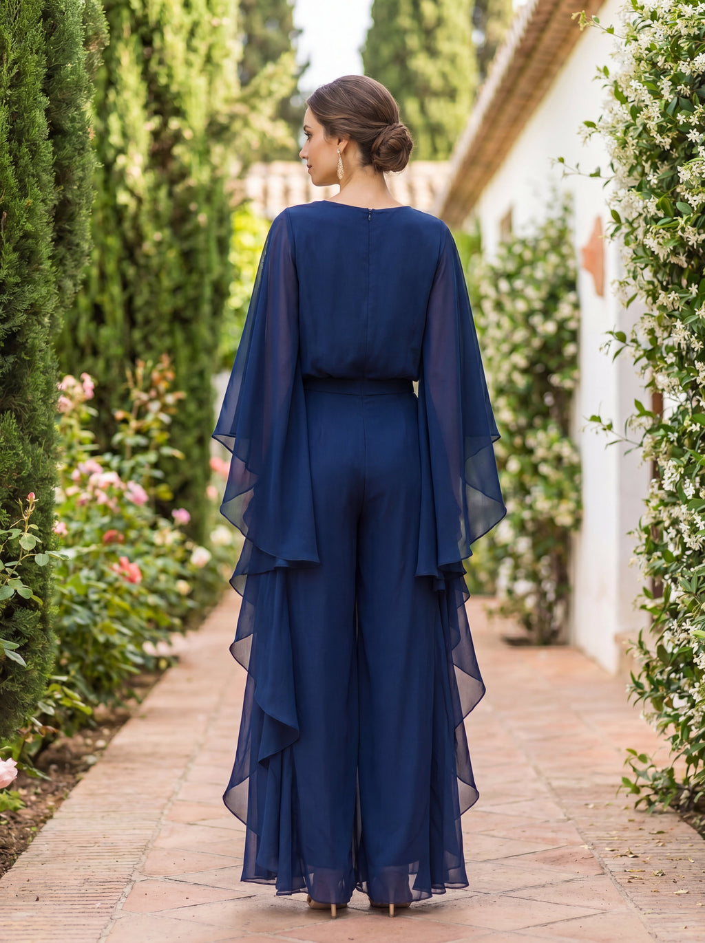 FIORELLA™ | COMPLETO DUE PEZZI IN CRÊPE ELEGANTE