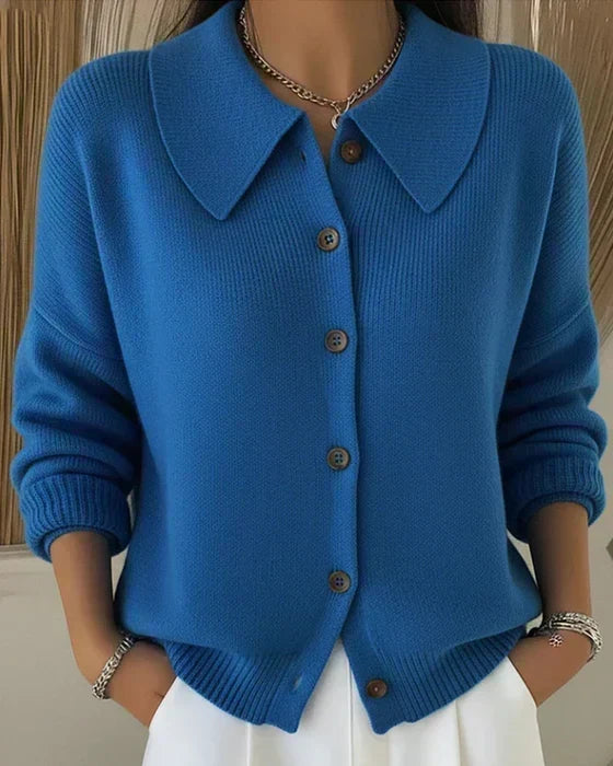Vespera™ | Knopkragen Cardigan