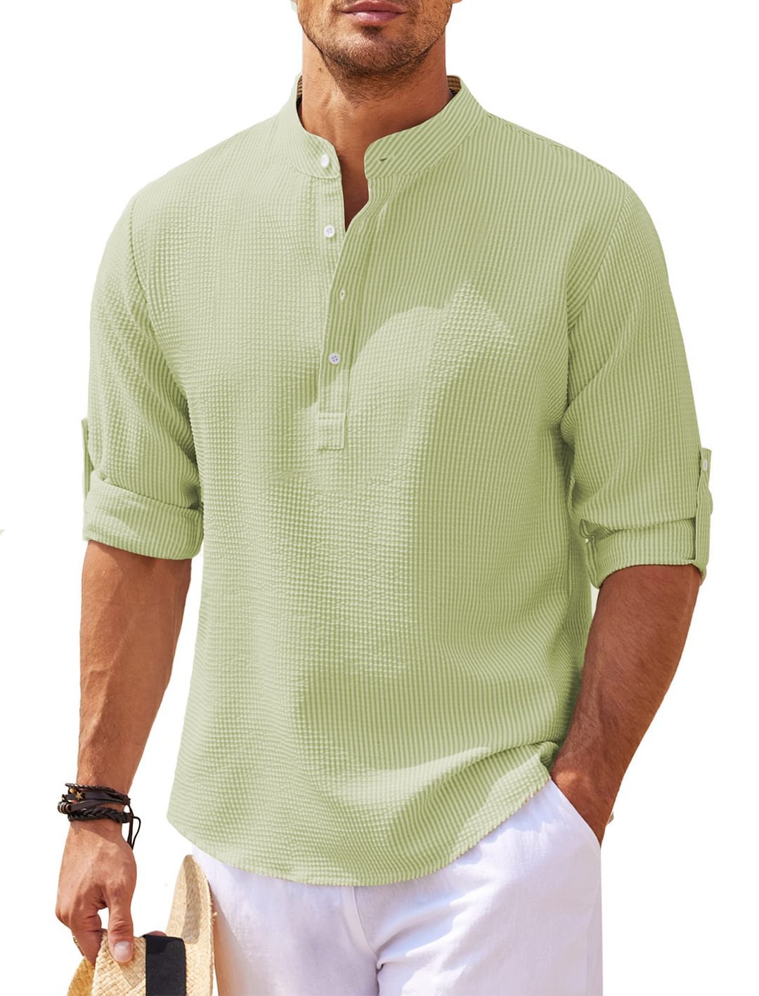 GIUSEPPE™ | CAMICIA IN LINO A MANICA LUNGA