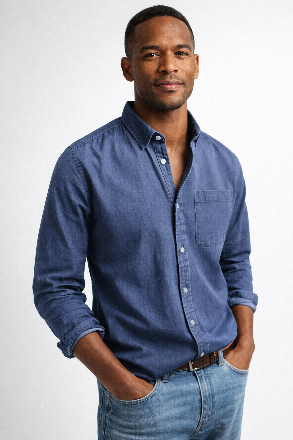 ANTONIO™ | CAMICIA ABBOTTONATA A MANICA LUNGA
