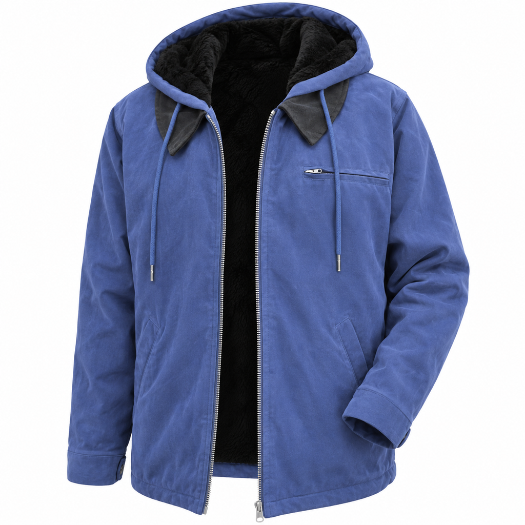 DINO™ | GIACCA CON CAPPUCCIO IN PILE FODERATA