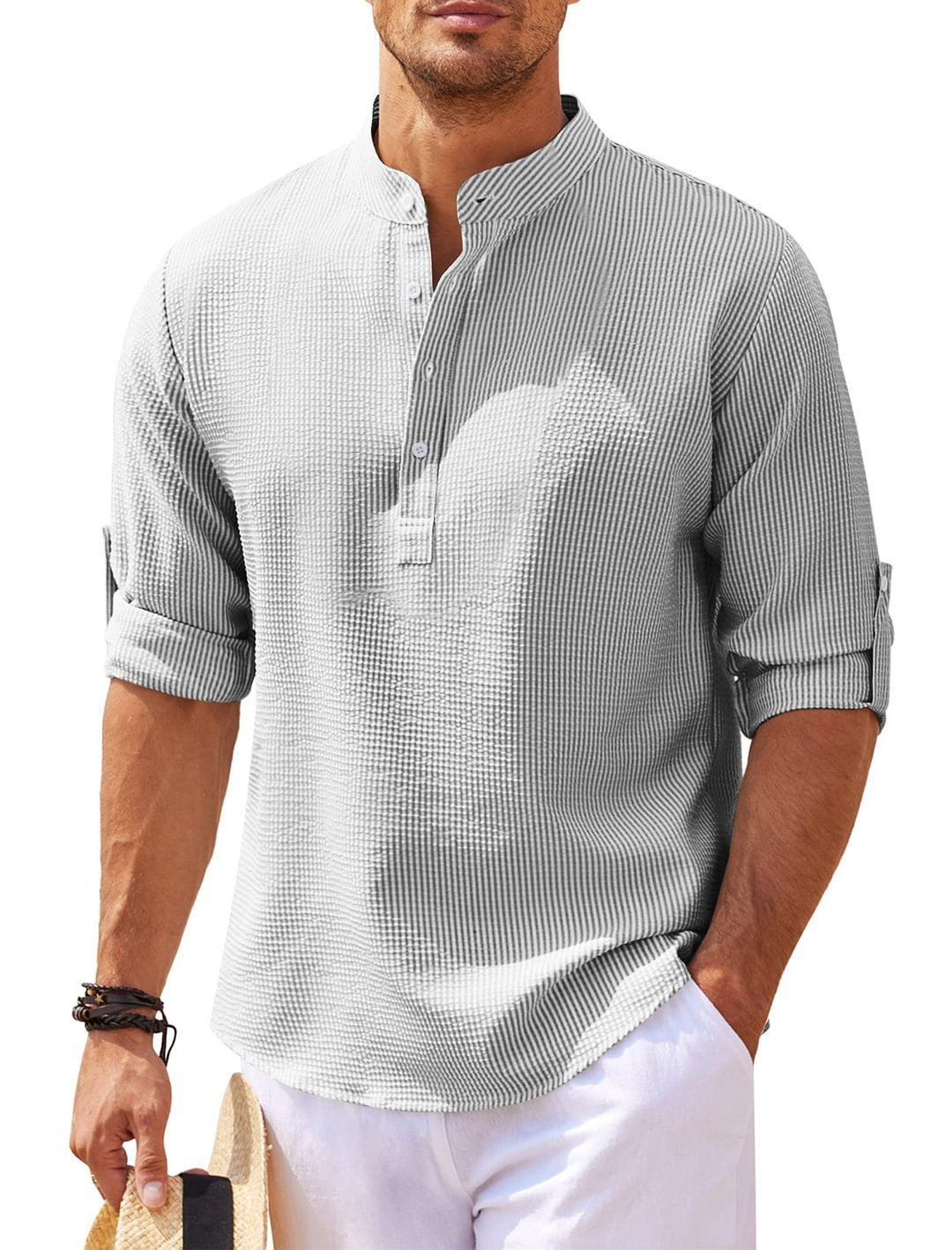 GIUSEPPE™ | CAMICIA IN LINO A MANICA LUNGA