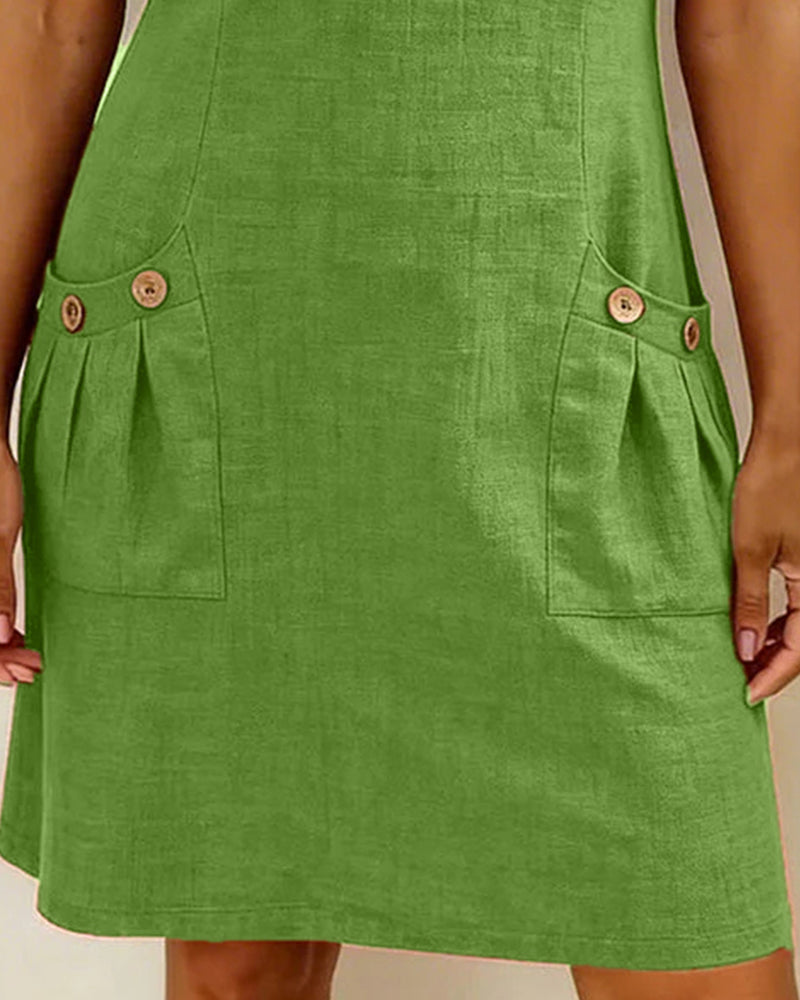 DAFNE™ | ABITO IN COTONE-LINO ELEGANZA QUOTIDIANA