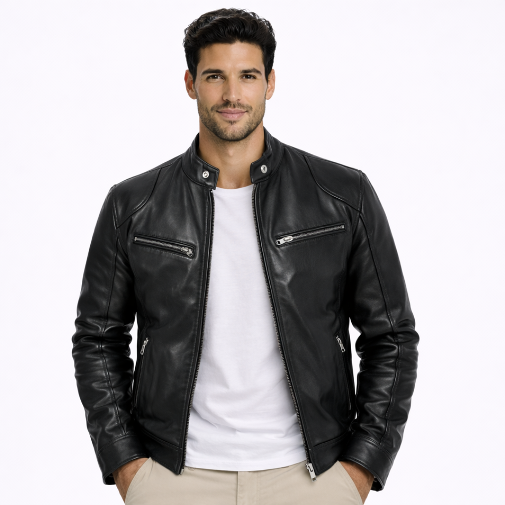 ALBERTO™ - GIACCA IN PELLE ELEGANTE