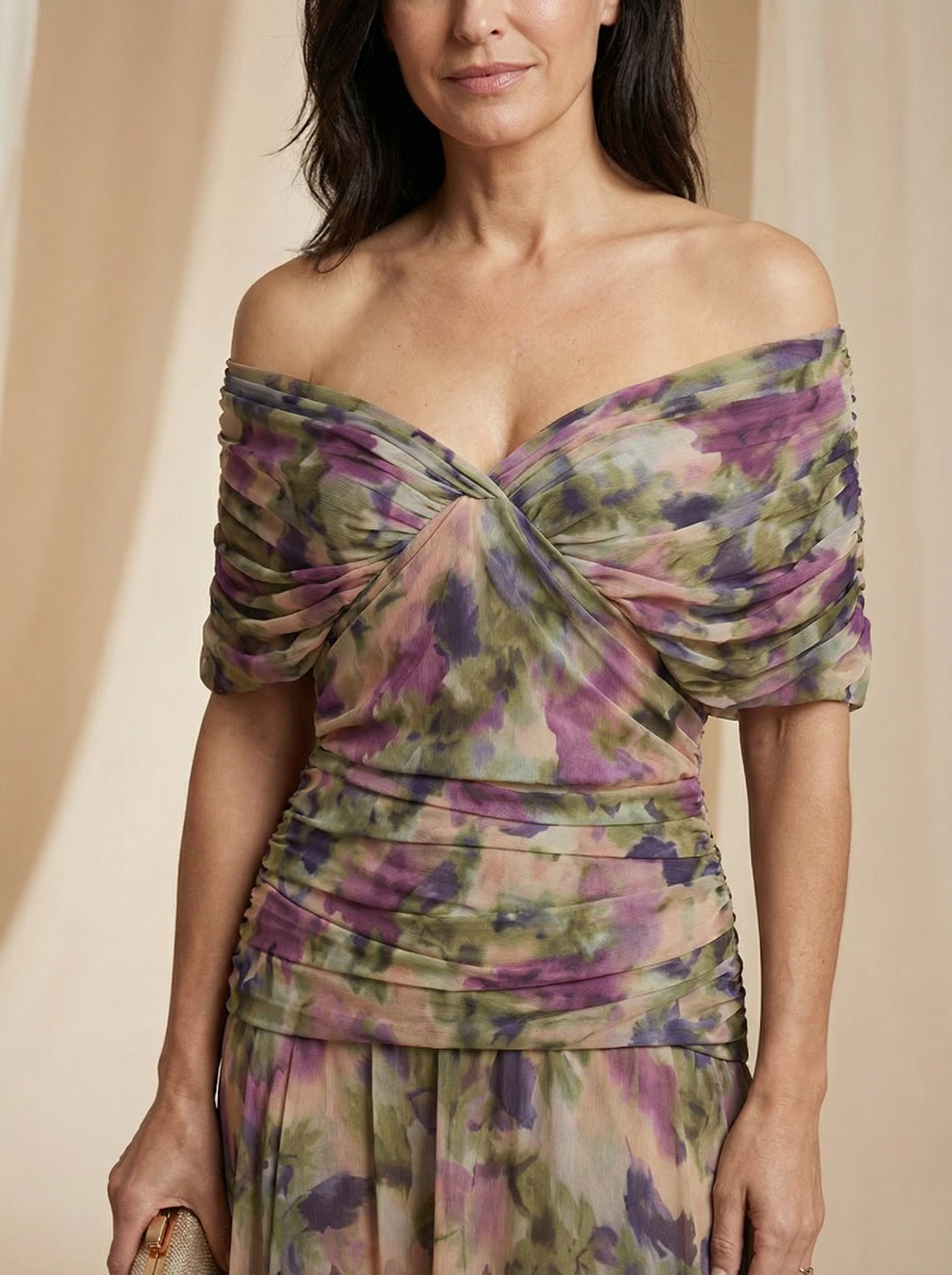 ROSALIA™ | ABITO LUNGO ELEGANTE IN SETA