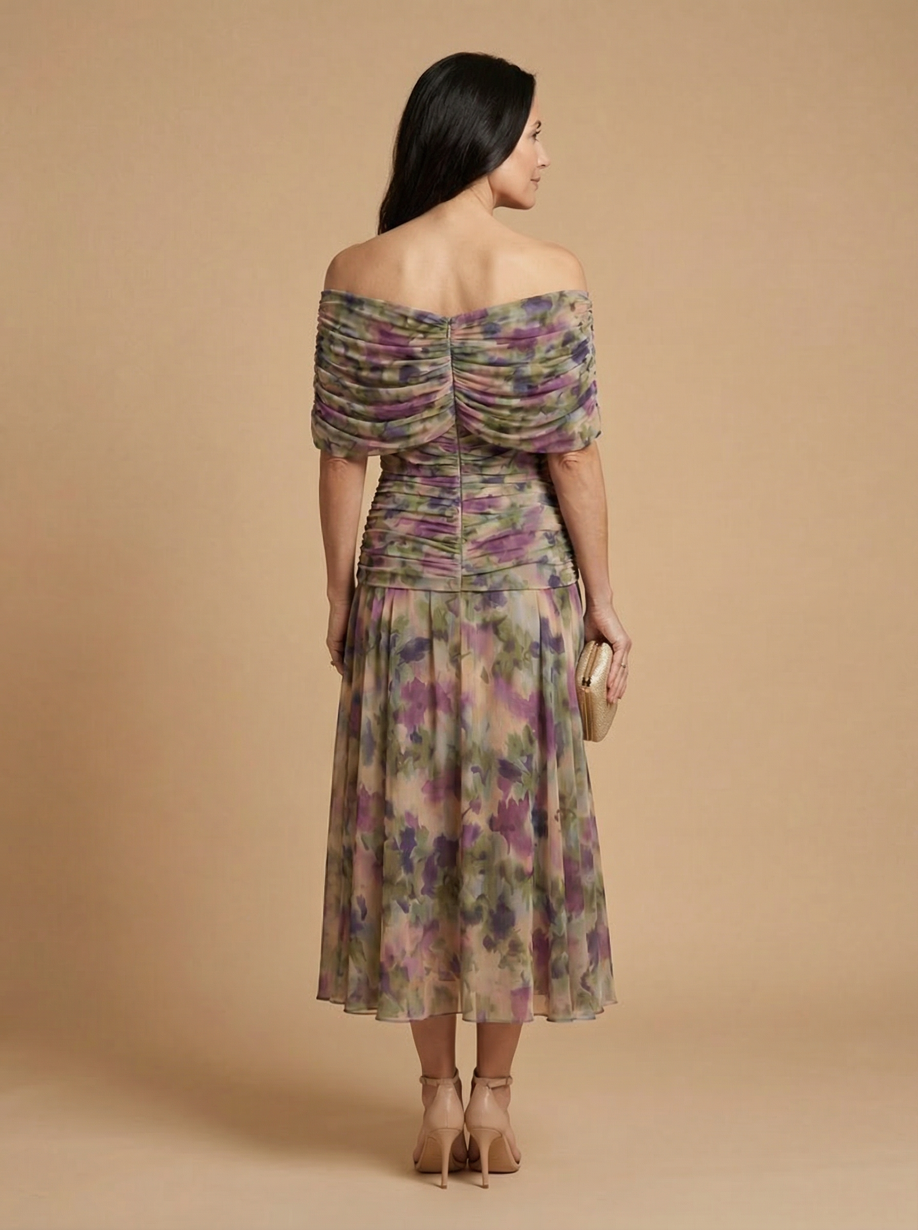 ROSALIA™ | ABITO LUNGO ELEGANTE IN SETA