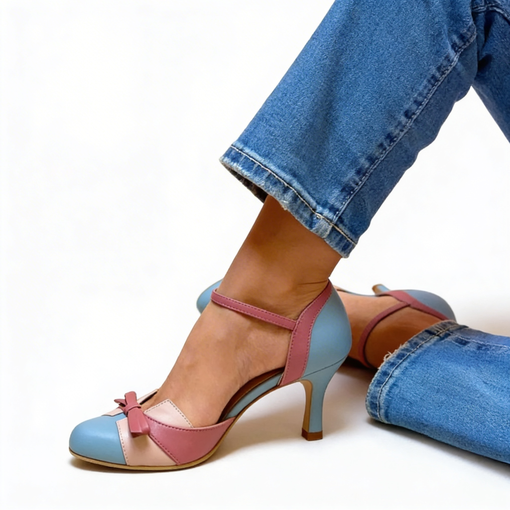 FEDERICA™ | DÉCOLLETÉ COLORATO CON TACCO