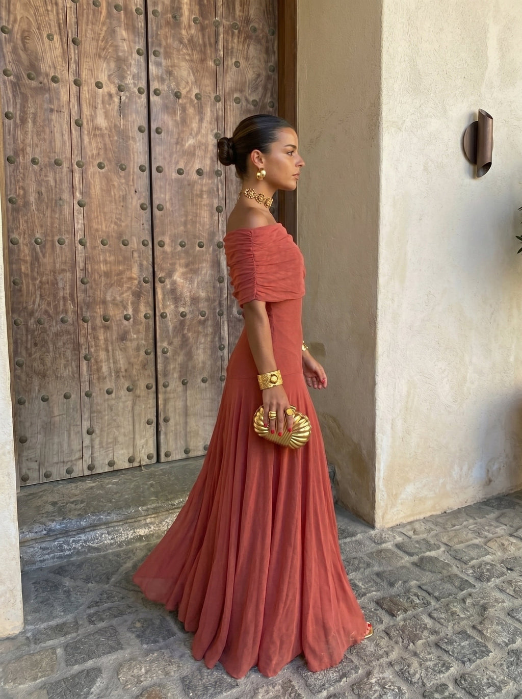 VALERIA™ | ABITO ELEGANTE IN TULLE DI SETA