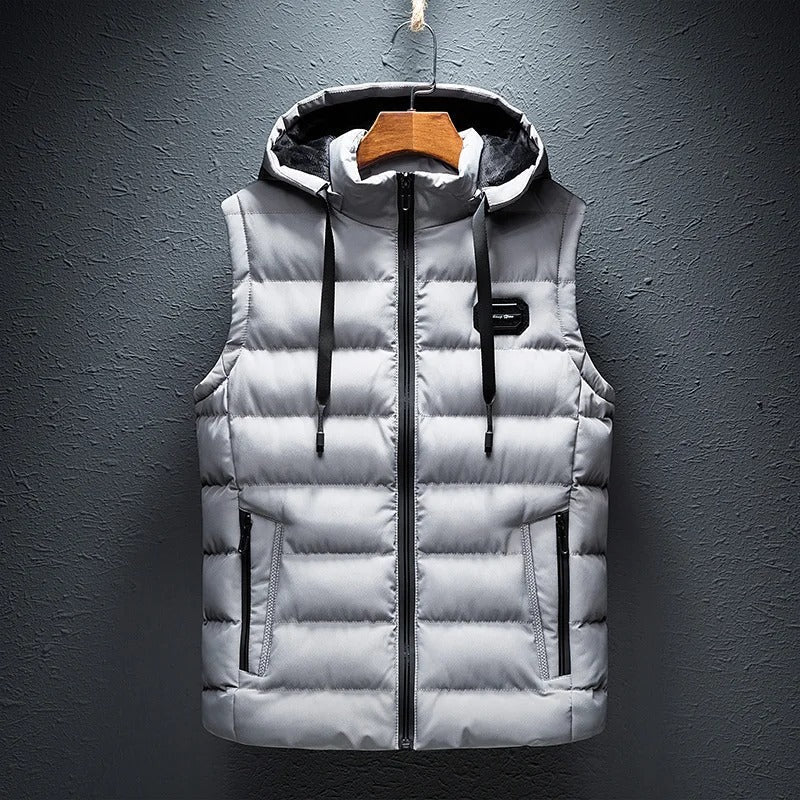 RAFFAELE™ | GILET CON CAPPUCCIO