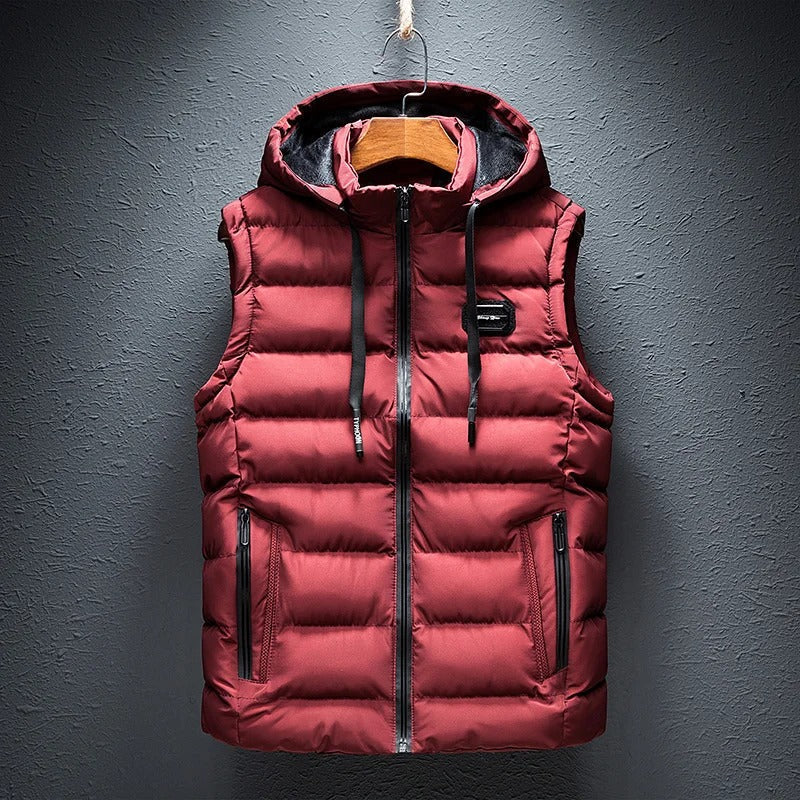 RAFFAELE™ | GILET CON CAPPUCCIO
