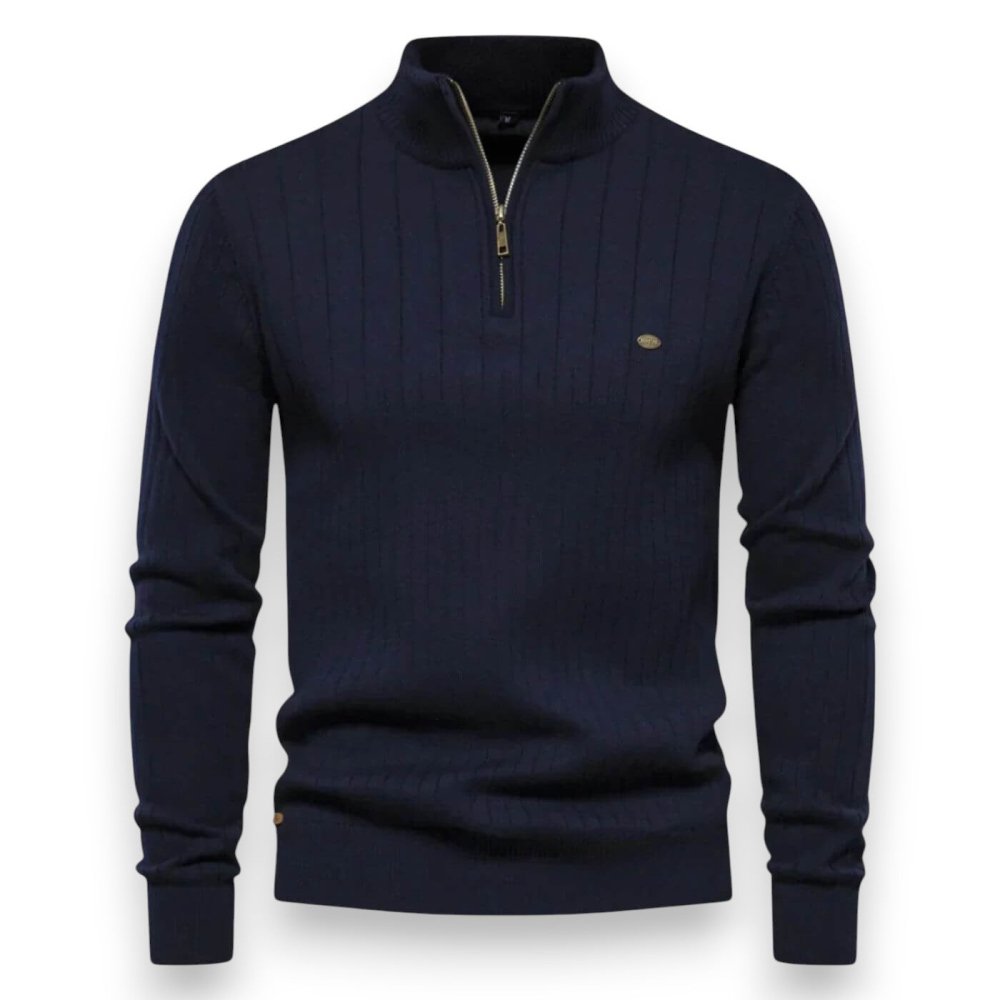 FEDERICO™ | MAGLIONE A COLLO ALTO CON CERNIERA